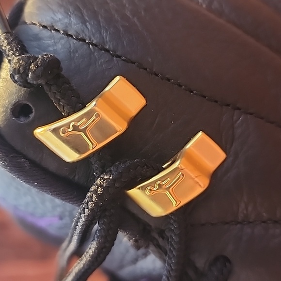 Air Jordan Field 12 Black and Purple Size 9.5 - Picture 4 of 13